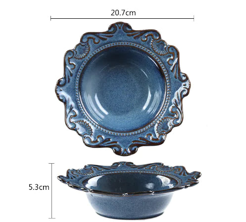 PLAYO™ European Luxury Plate & Bowl Set