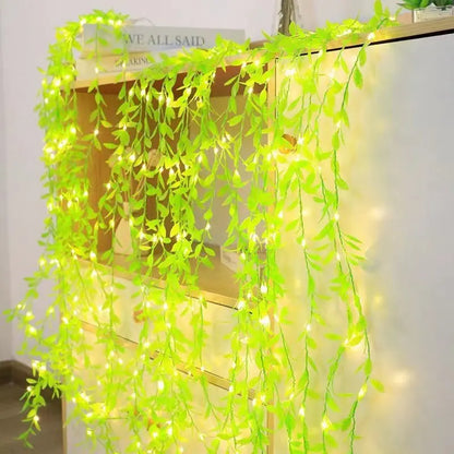 PLAYO™ LeafGlow Curtain String Lights